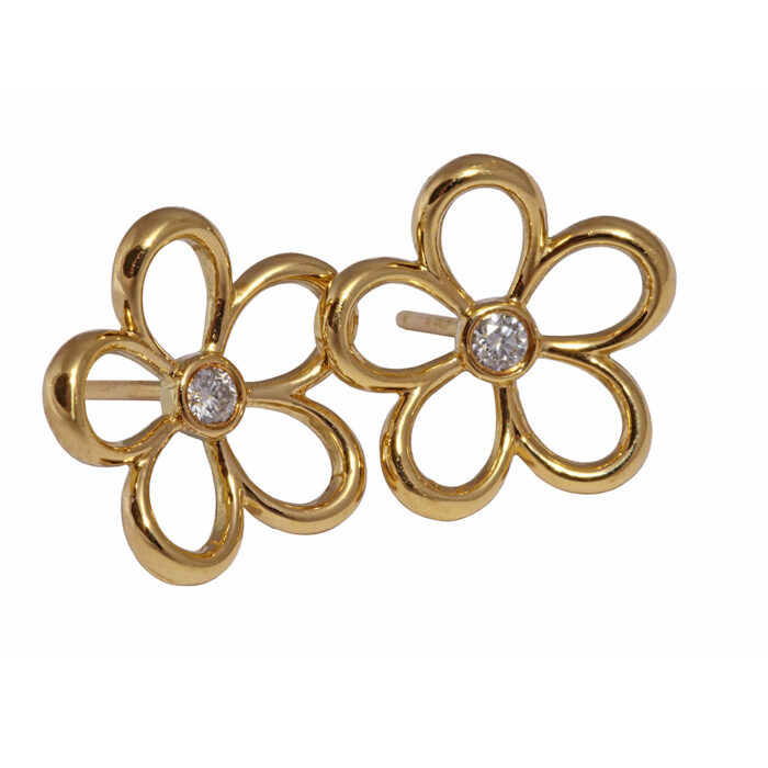 Tiffany & Co Garden Open Flower Earrings