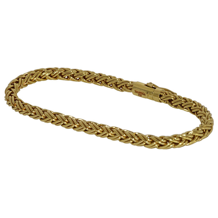 Tiffany & Co. Russian weave wheat bracelet