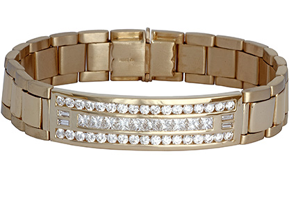 18k gold rolex bracelet