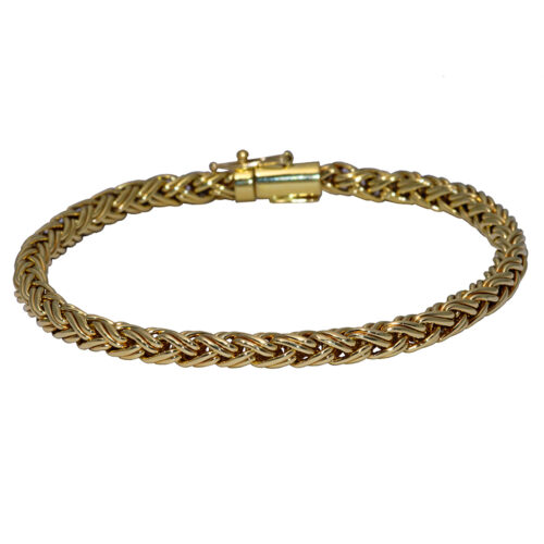 Tiffany & Co. Russian weave wheat bracelet